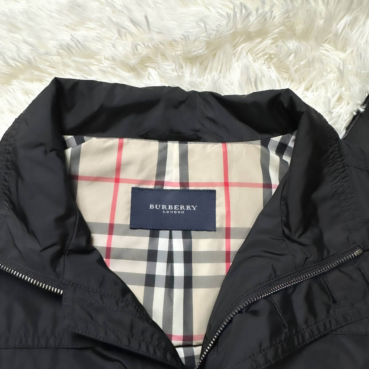 未使用級BURBERRY BLACK LABELミリタリージャケットM-65メガノバ 未使用級BURBERRY BLACK LABELミリタリージャケットM-65メガノバ