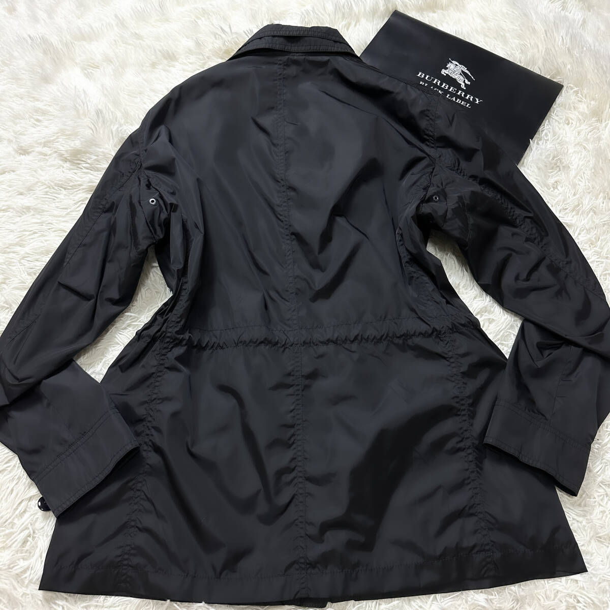 未使用級BURBERRY BLACK LABELミリタリージャケットM-65メガノバ 未使用級BURBERRY BLACK LABELミリタリージャケットM-65メガノバ