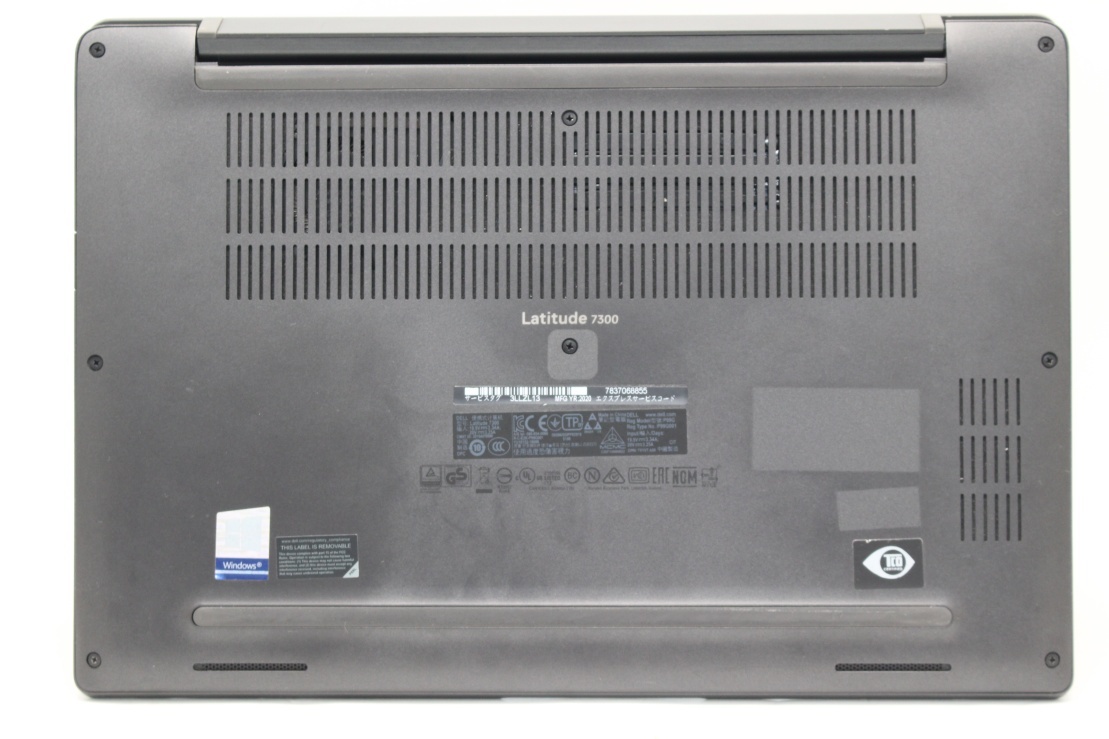  б/у хороший товар полный HD Touch 13.3 type DELL Latitude 7300 Windows11. поколение i7-8665u 16GB NVMe 512GB-SSD камера беспроводной Office есть труба :1309r