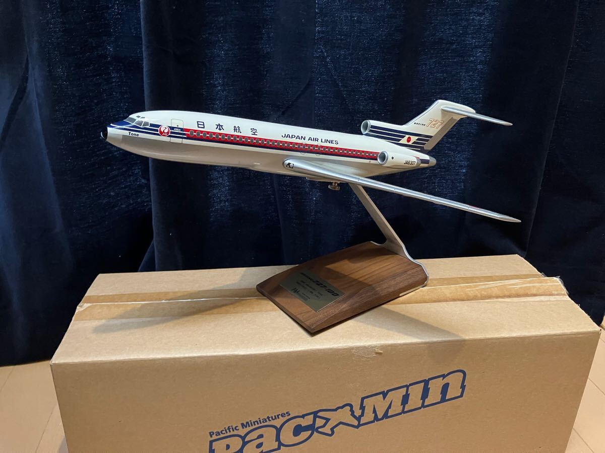 美品 1/100 PACMIN パックミン BOEING B727 飛行機模型 完成品 美品 1/100 PACMIN パックミン BOEING B727 飛行機模型 完成品