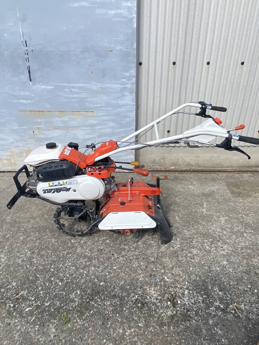 状態良し】徳島 クボタ TS750W 管理機 土あげ機 □Wタイヤ 状態良し】徳島 クボタ TS750W 管理機 土あげ機 □Wタイヤ