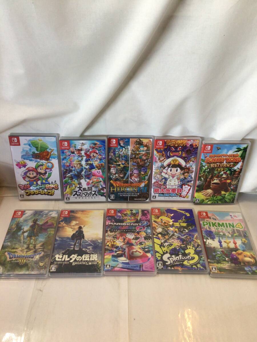 1円スタート 中古品 Switch 人気ソフト10本セット スマブラ 1円スタート 中古品 Switch 人気ソフト10本セット スマブラ