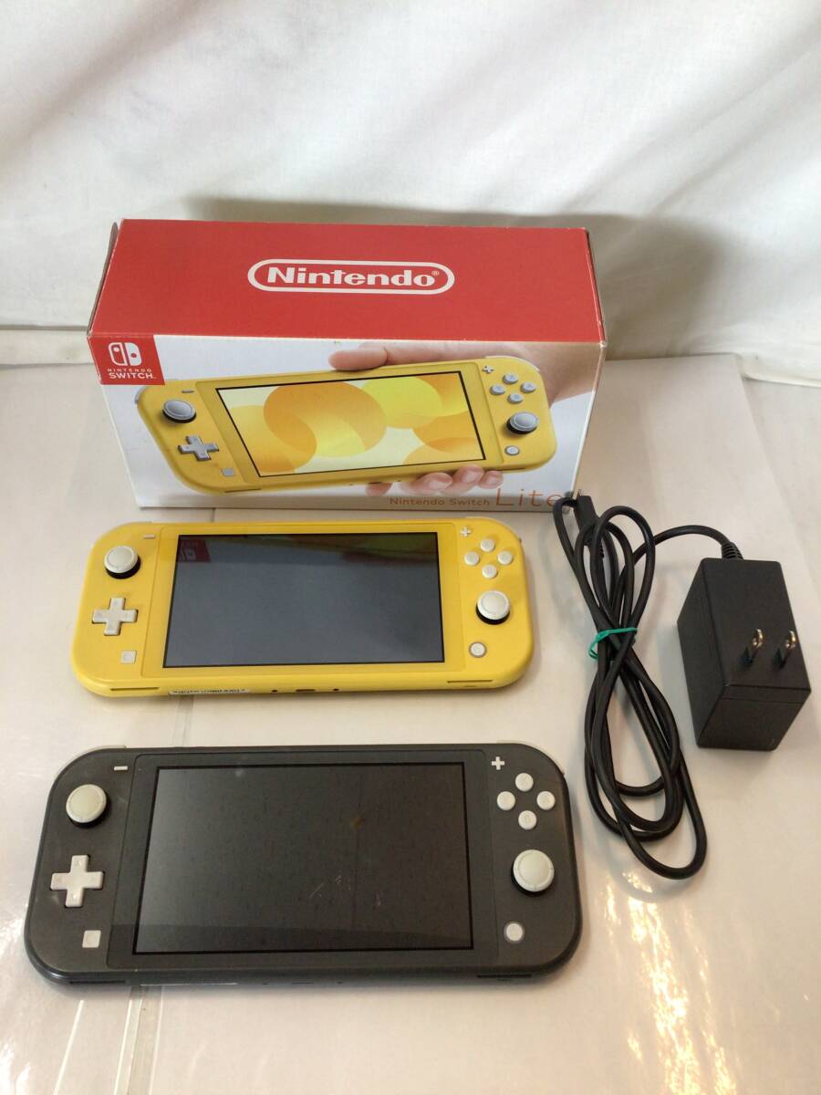 1円スタート ジャンク品 Nintendo Switch Lite 本体 2台セット 1円スタート ジャンク品 Nintendo Switch Lite 本体 2台セット