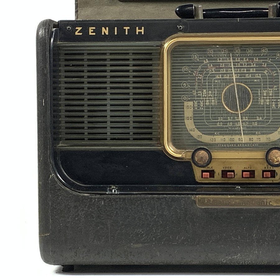 ZENITH ゼニス H500 真空管ラジオ 取扱説明書付き 昭和レトロ ZENITH ゼニス H500 真空管ラジオ 取扱説明書付き 昭和レトロ