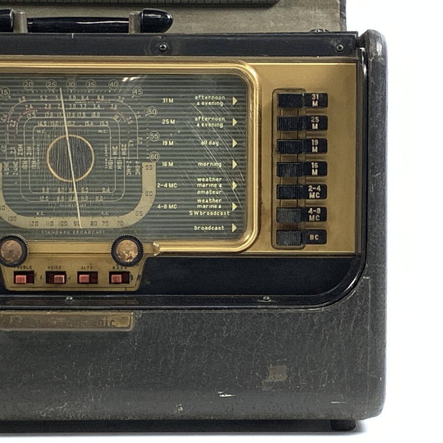 ZENITH ゼニス H500 真空管ラジオ 取扱説明書付き 昭和レトロ ZENITH ゼニス H500 真空管ラジオ 取扱説明書付き 昭和レトロ