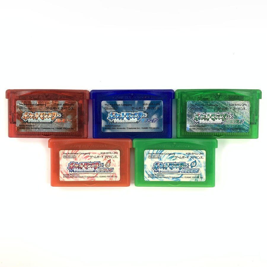 GBA ポケットモンスター ポケモン エメラルド/ファイアレッド他 GBA ポケットモンスター ポケモン エメラルド/ファイアレッド他