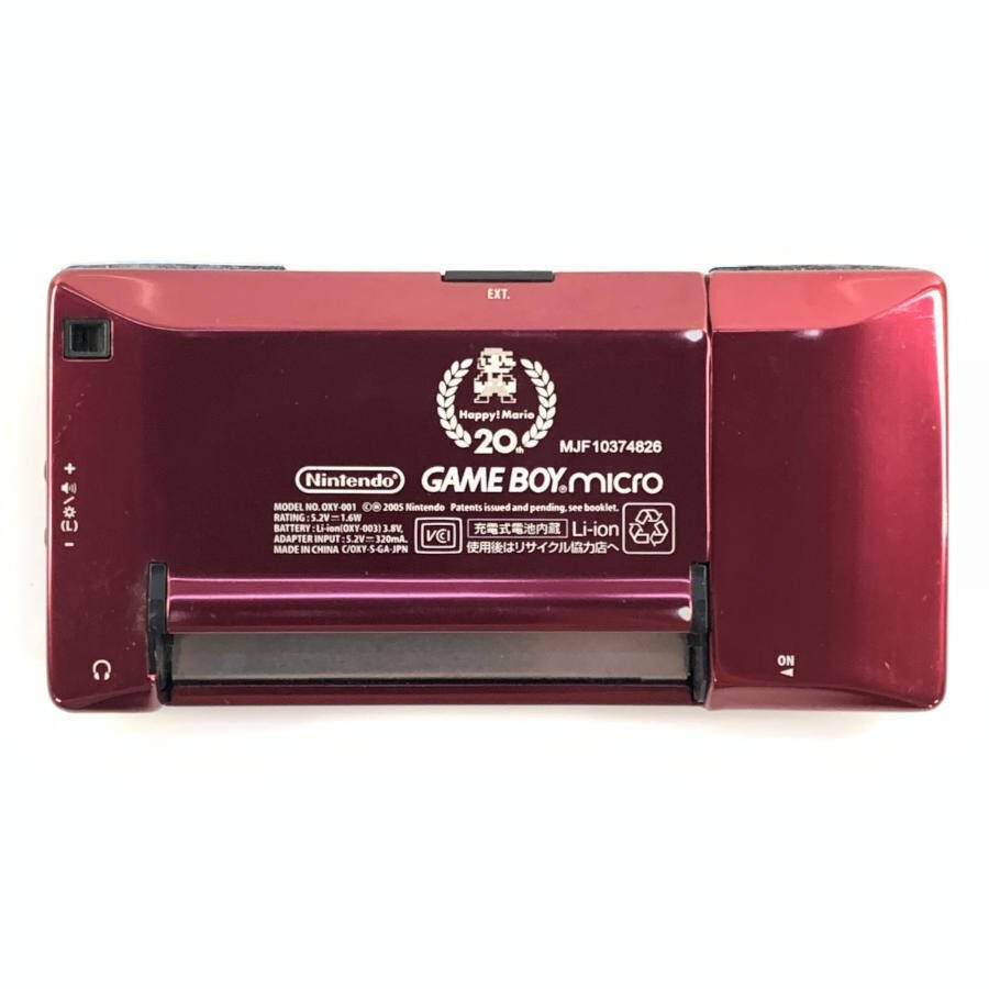 NINTENDO 任天堂 OXY-001 ゲームボーイミクロ ハッピーマリオ NINTENDO 任天堂 OXY-001 ゲームボーイミクロ ハッピーマリオ