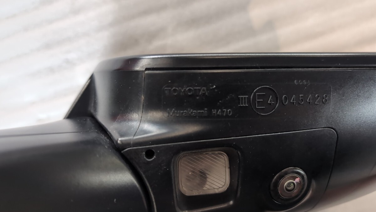 送料込！RAV4 MXAA54　右ドアミラー カラー218　電動格納 　Murakami　H470　16ピン　トヨタ純正　VSM カメラ