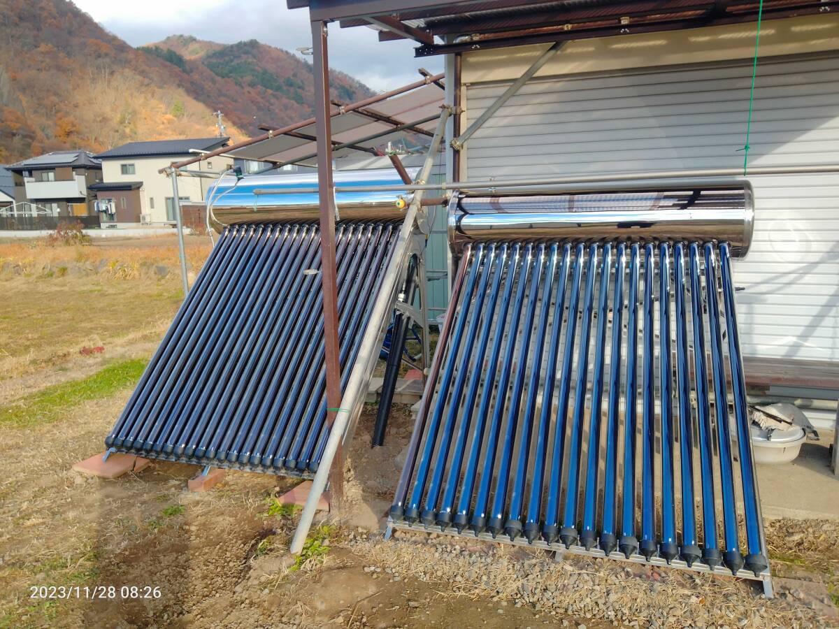 全国配送&破損完全補償】ヒートパイプ真空管式太陽熱温水器 全国配送&破損完全補償】ヒートパイプ真空管式太陽熱温水器