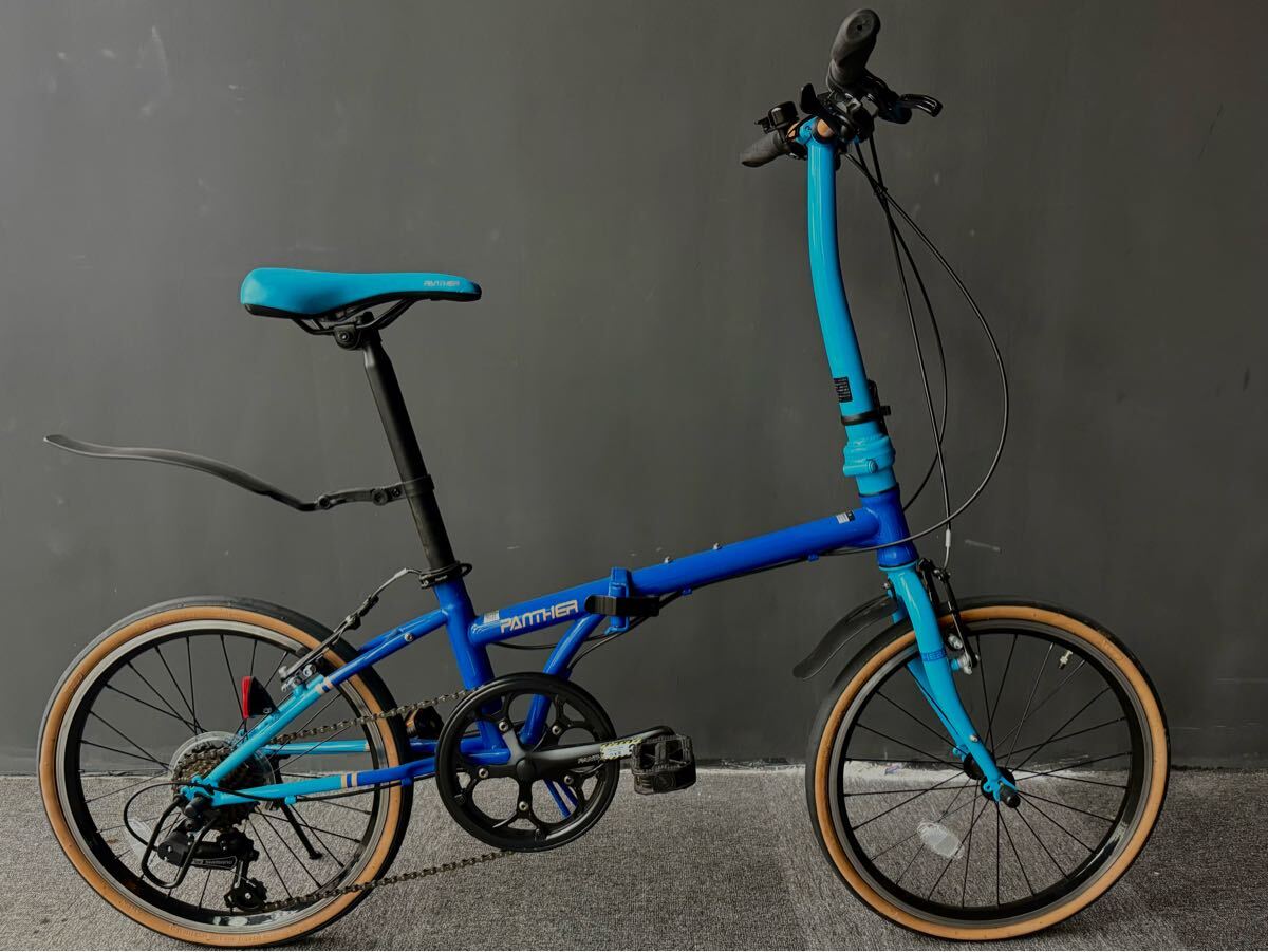 美品 新品未使用 Panther 20インチ折りたたみ自転車 スカイ 美品 新品未使用 Panther 20インチ折りたたみ自転車 スカイ