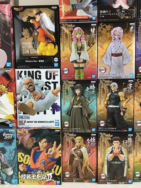 rh 【開封済】 フィギュアセット(1) 鬼滅の刃 ワンピース rh 【開封済】 フィギュアセット(1) 鬼滅の刃 ワンピース