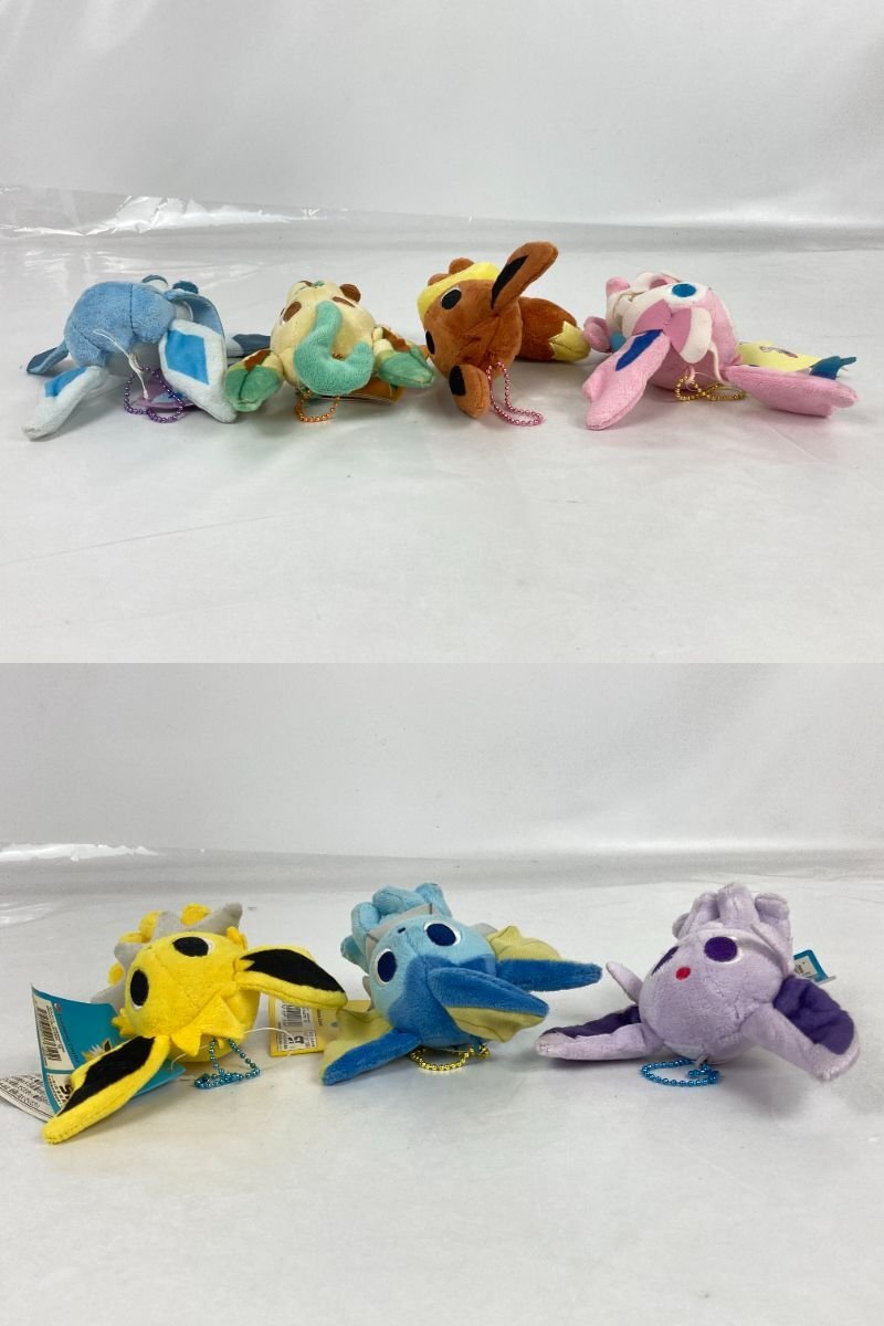 タグ付き】pokemon time マスコット ブイズ イーブイ 他 7体 タグ付き】pokemon time マスコット ブイズ イーブイ 他 7体