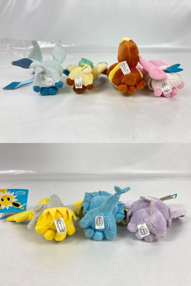 タグ付き】pokemon time マスコット ブイズ イーブイ 他 7体 タグ付き】pokemon time マスコット ブイズ イーブイ 他 7体