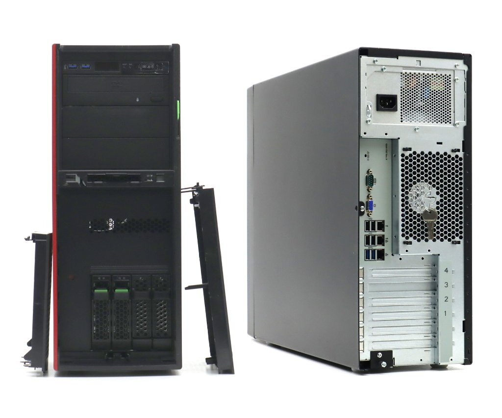 富士通 PRIMERGY TX1330 M4 Xeon E-2124 3.3GHz 16GB 1TBx2臺(Enterprise用2.5インチ/RAID1) DVD-ROM PRAID EP400i