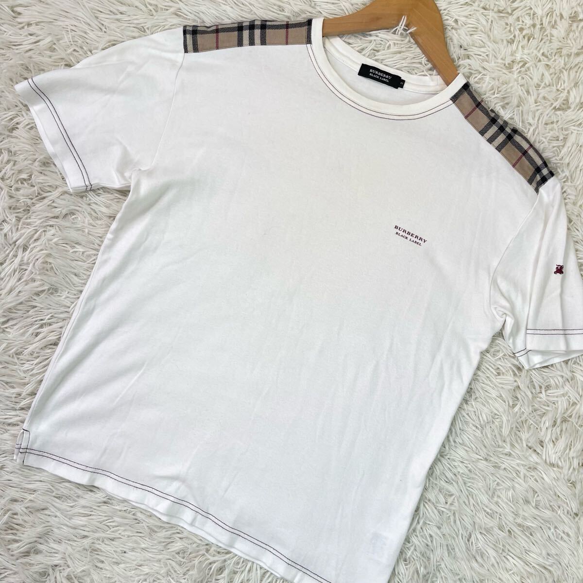 美品!! Lサイズ○BURBERRY BLACK LABEL 半袖 Tシャツ ノバ 美品!! Lサイズ○BURBERRY BLACK LABEL 半袖 Tシャツ ノバ