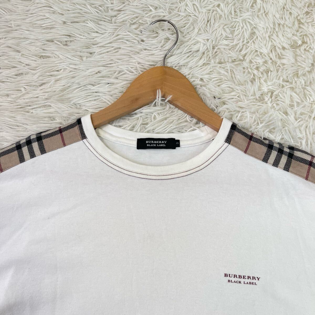 美品!! Lサイズ○BURBERRY BLACK LABEL 半袖 Tシャツ ノバ 美品!! Lサイズ○BURBERRY BLACK LABEL 半袖 Tシャツ ノバ