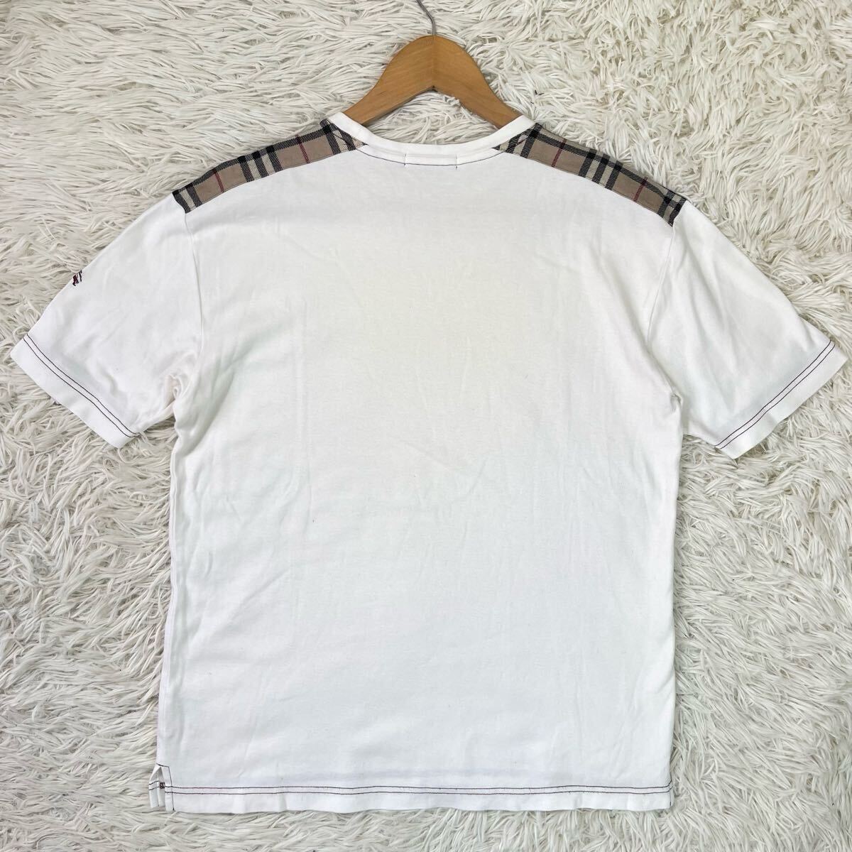 美品!! Lサイズ○BURBERRY BLACK LABEL 半袖 Tシャツ ノバ 美品!! Lサイズ○BURBERRY BLACK LABEL 半袖 Tシャツ ノバ