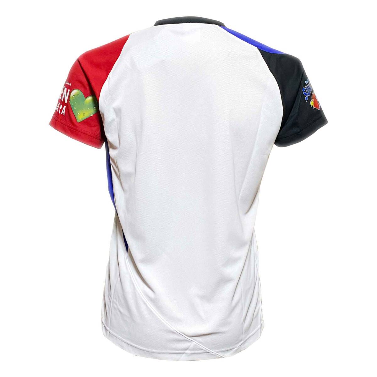 # новый старый товар * не использовался * с биркой # Mizuno # Suntory Sambar z тренировка рубашка ( белый DA*KA*RA1)# короткий рукав #M размер #SV Lee g