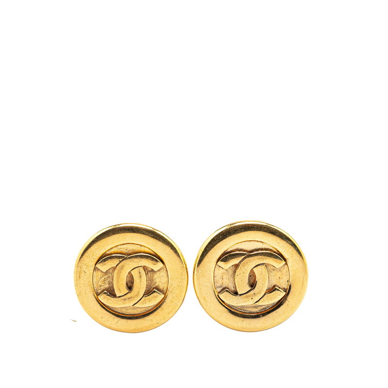 シャネル ヴィンテージ ココマーク イヤリング ゴールド メッキ レディース CHANEL 【中古】
