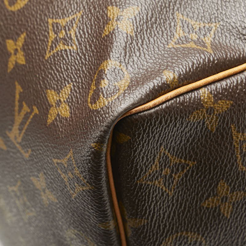  Louis Vuitton монограмма ключ poru50 сумка "Boston bag" M41426 Brown PVC кожа женский LOUIS VUITTON [ б/у ]