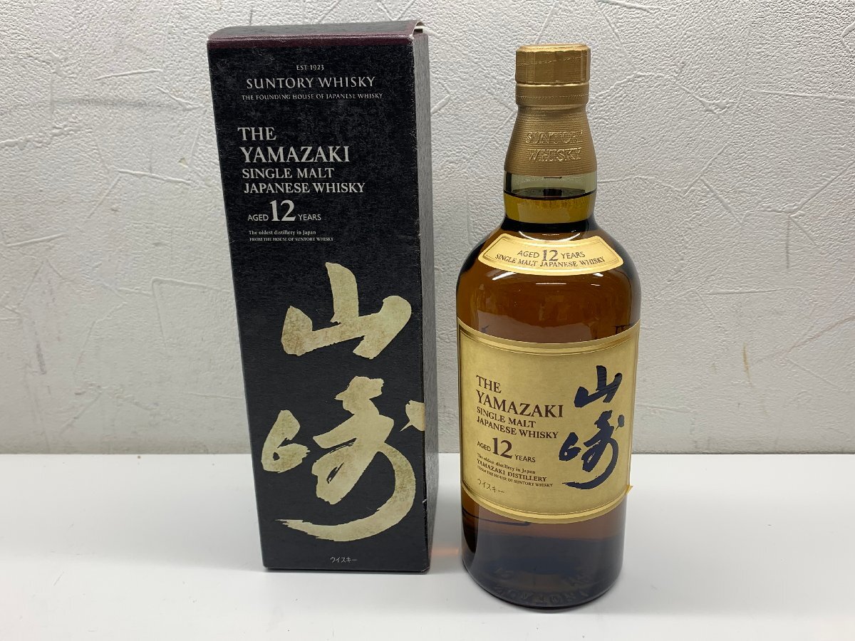 未開栓】SUNTORY サントリー 山崎 12年 シングルモルト 未開栓】SUNTORY サントリー 山崎 12年 シングルモルト