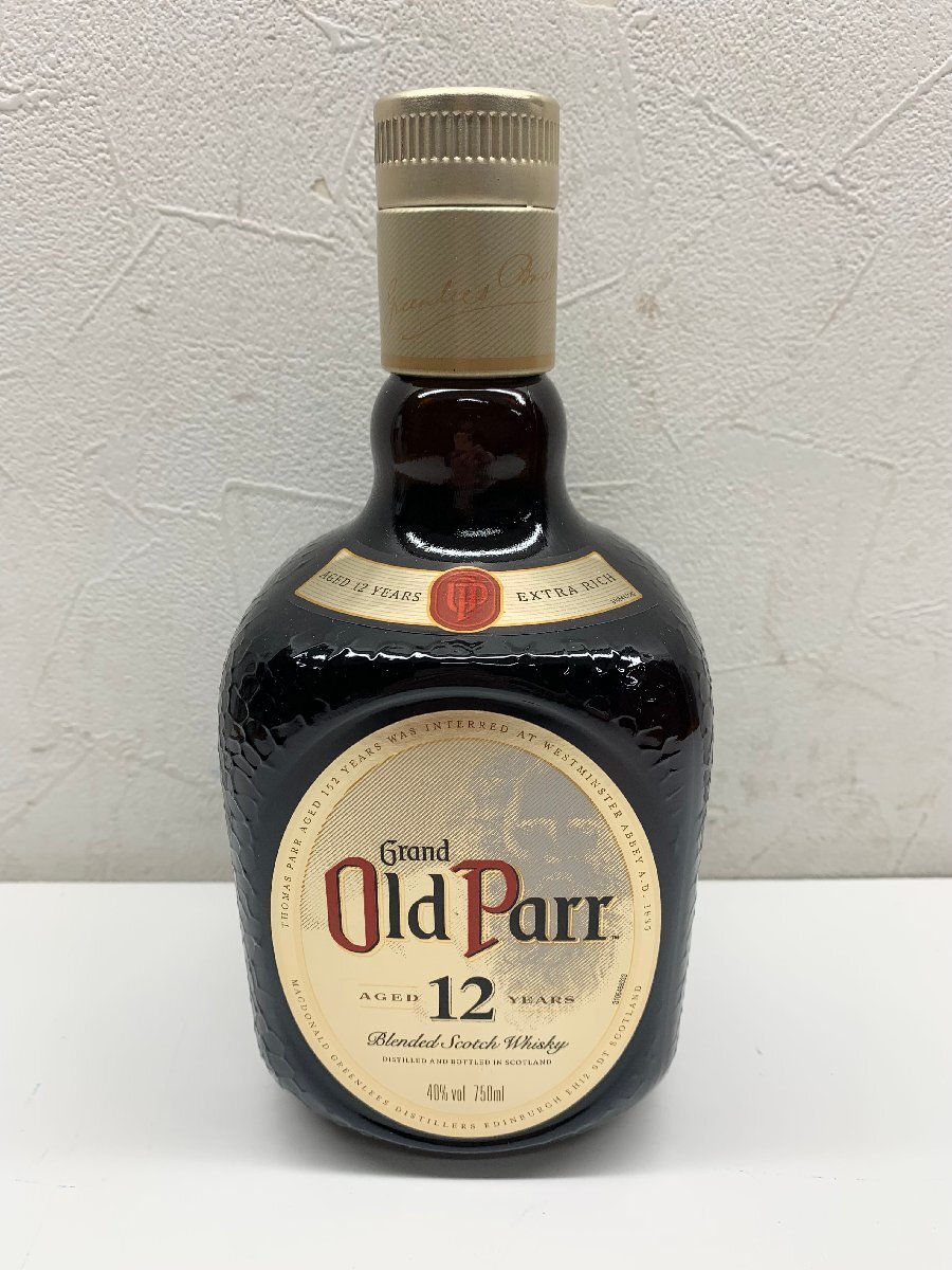 未開栓】Old Parr オールドパー 12年 スコッチウイスキー 750ml 未開栓】Old Parr オールドパー 12年 スコッチウイスキー 750ml
