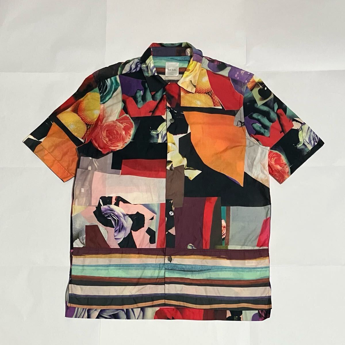 人気】Paul Smith ポールスミス ローズコラージュプリントシャツ 人気】Paul Smith ポールスミス ローズコラージュプリントシャツ