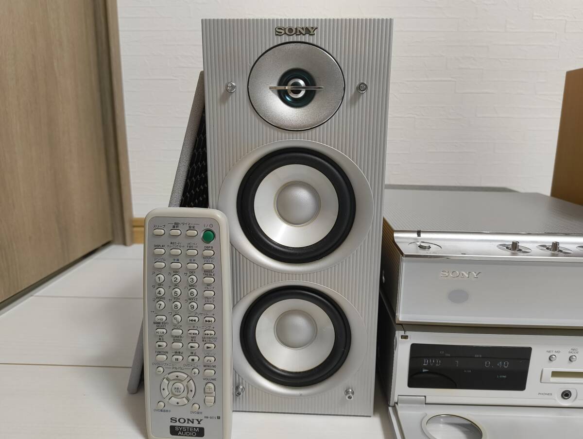 SONY Listen CMT-SE7 CD MD再生OK!簡易整備済 GWの掃除で出た SONY Listen CMT-SE7 CD MD再生OK!簡易整備済 GWの掃除で出た