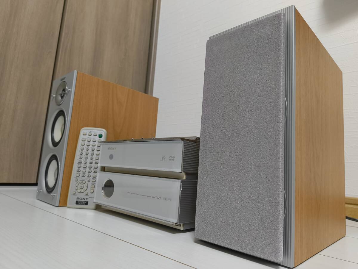 SONY Listen CMT-SE7 CD MD再生OK!簡易整備済 GWの掃除で出た SONY Listen CMT-SE7 CD MD再生OK!簡易整備済 GWの掃除で出た