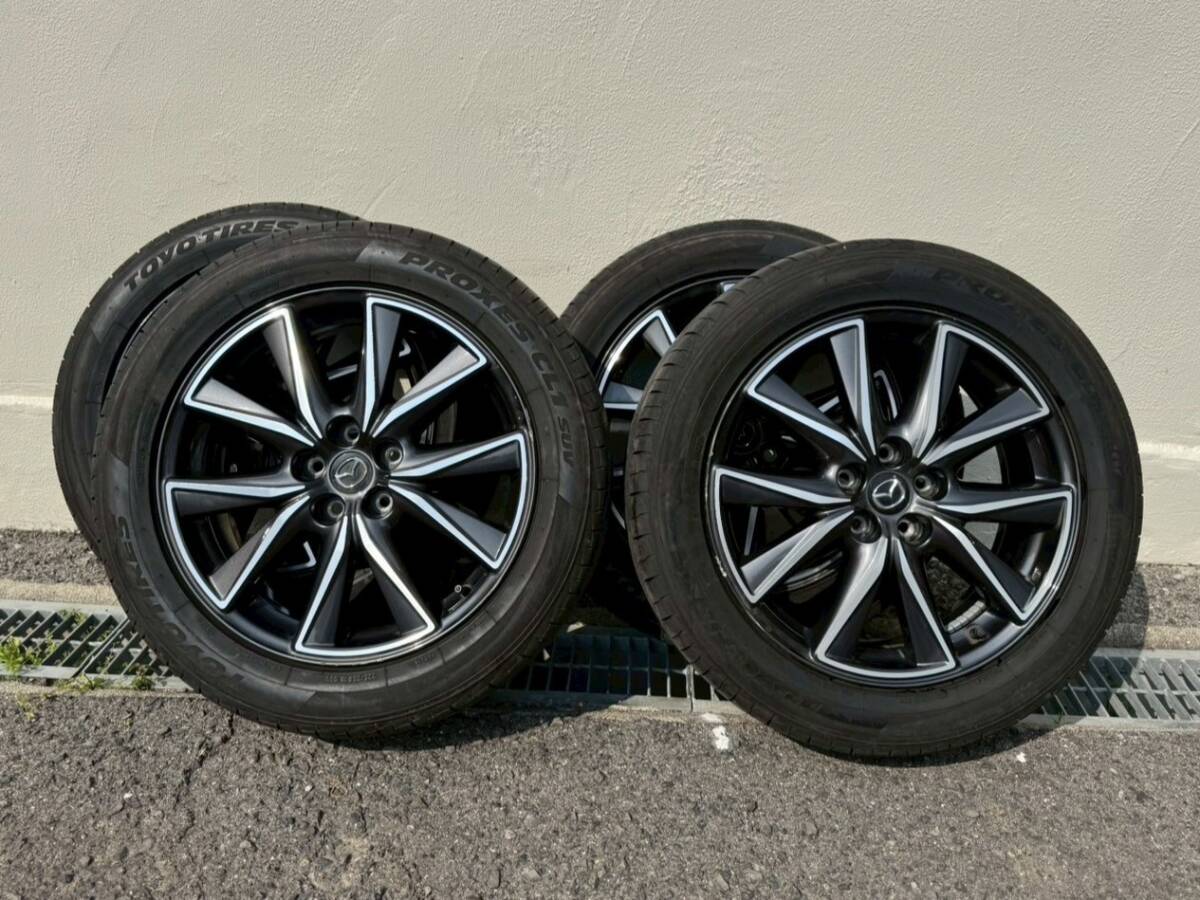 中古品* 純正品マツダ CX-5 ホイール 19インチ トーヨータイヤ9 中古品* 純正品マツダ CX-5 ホイール 19インチ トーヨータイヤ9