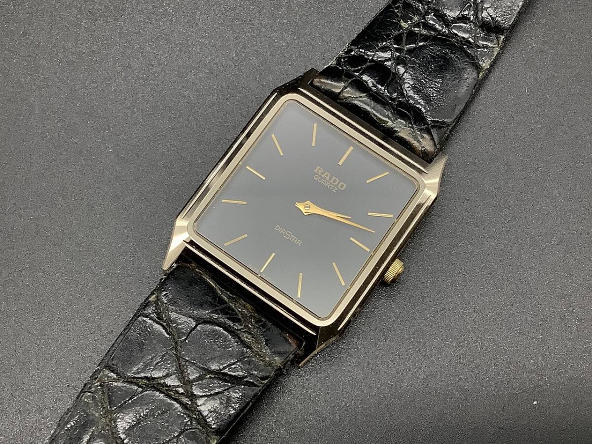 n378 RADO ラドー DIASTAR 121.9523.3 クォーツ メンズ ゴールド n378 RADO ラドー DIASTAR 121.9523.3 クォーツ メンズ ゴールド