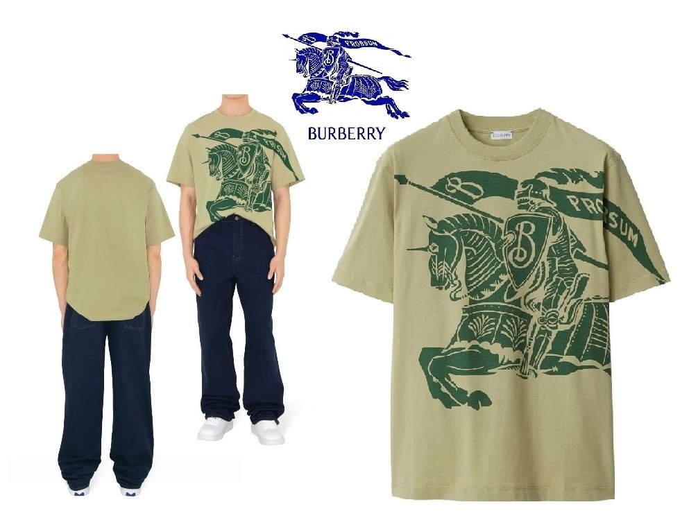 10万新品◇XXL◇BURBERRY バーバリー◇ビッグEKDプリント 半袖 10万新品◇XXL◇BURBERRY バーバリー◇ビッグEKDプリント 半袖