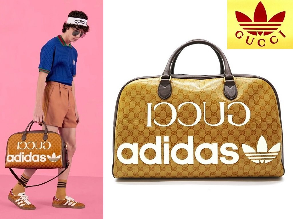 50万新品◇グッチ GUCCI×adidas GGモノグラム2wayショルダー大 50万新品◇グッチ GUCCI×adidas GGモノグラム2wayショルダー大