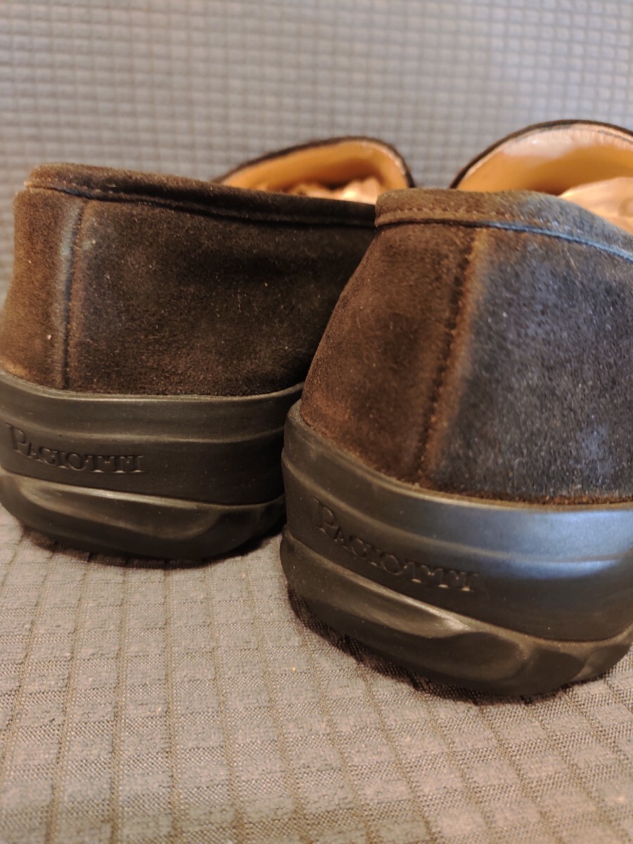 チョザーレパチョッティ CESARE PACIOTTI 靴 革靴 ローファー スリッポン スウェード ブラウン 5.5 24.5cm メンズ 6S-5800 【完動品】_画像5
