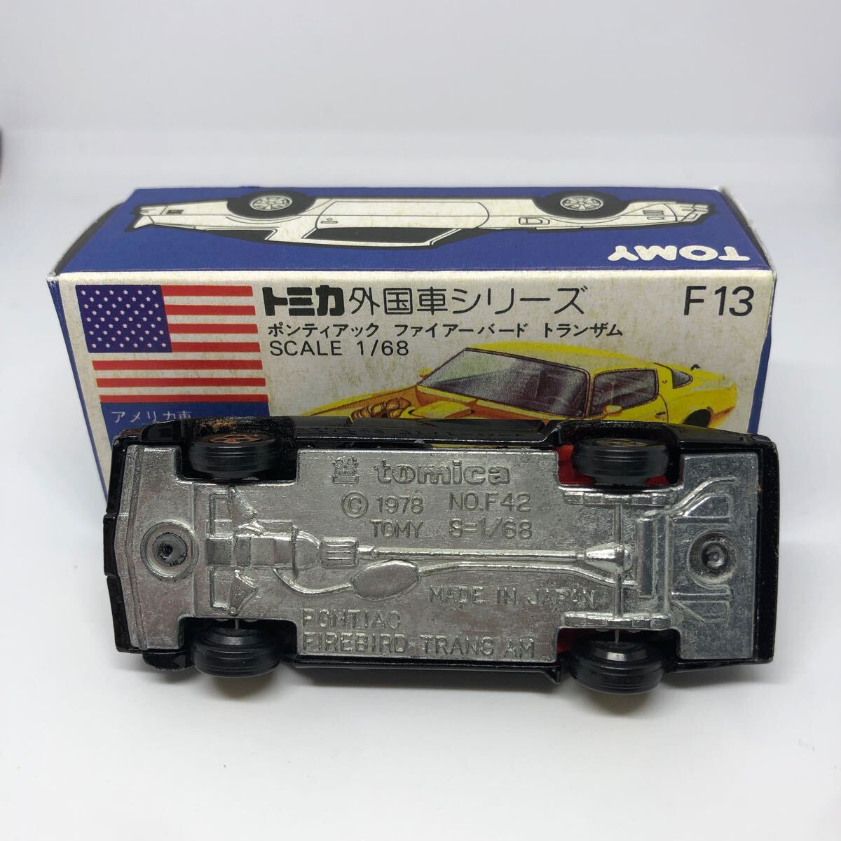 トミカ 日本製 青箱 F13 ポンティアック ファイアーバード トミカ 日本製 青箱 F13 ポンティアック ファイアーバード