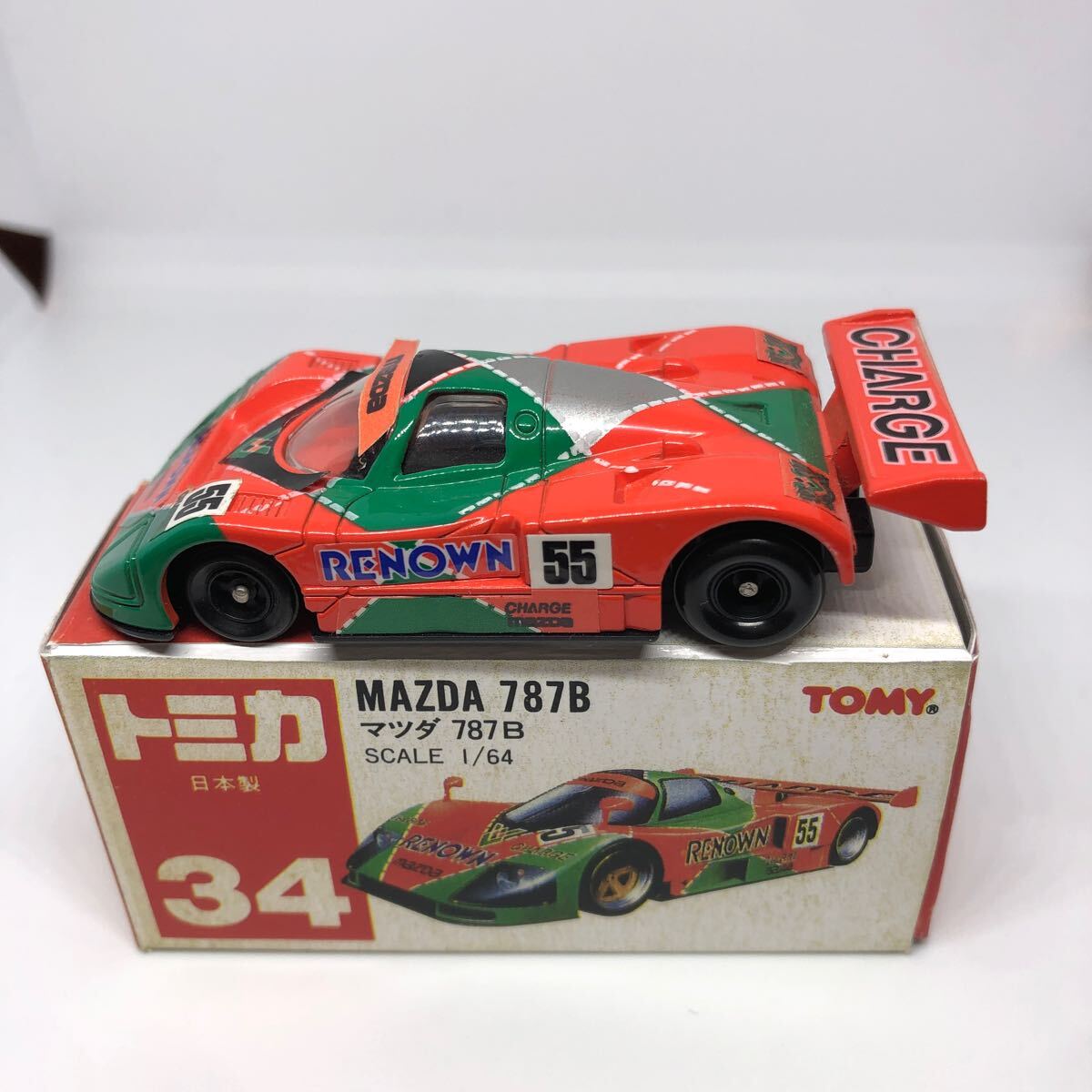 トミカ 日本製 赤箱 34 マツダ 787B 当時物 絶版(乗用車)|売買 トミカ 日本製 赤箱 34 マツダ 787B 当時物 絶版(乗用車)|売買