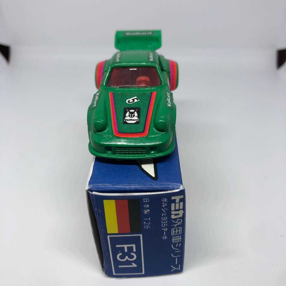 トミカ 日本製 青箱 F31 ポルシェ 935ターボ 当時物 絶版 ① トミカ 日本製 青箱 F31 ポルシェ 935ターボ 当時物 絶版 ①