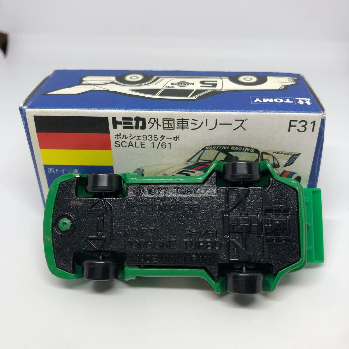 トミカ 日本製 青箱 F31 ポルシェ 935ターボ 当時物 絶版 ① トミカ 日本製 青箱 F31 ポルシェ 935ターボ 当時物 絶版 ①