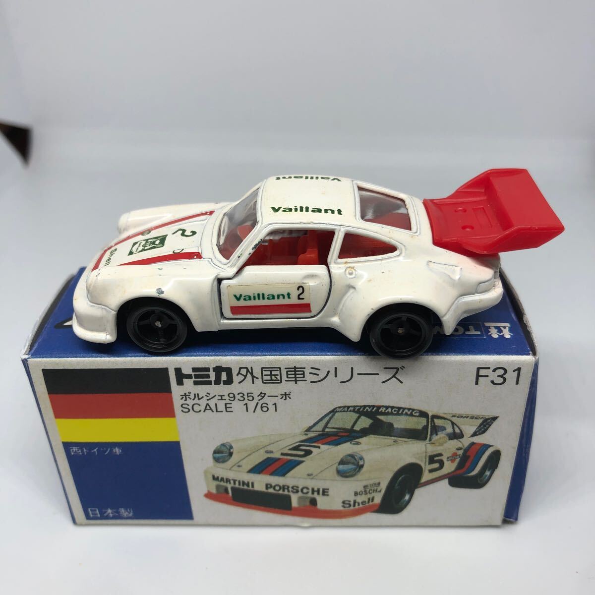 トミカ 日本製 青箱 F31 ポルシェ 935ターボ 当時物 絶版 ③ トミカ 日本製 青箱 F31 ポルシェ 935ターボ 当時物 絶版 ③