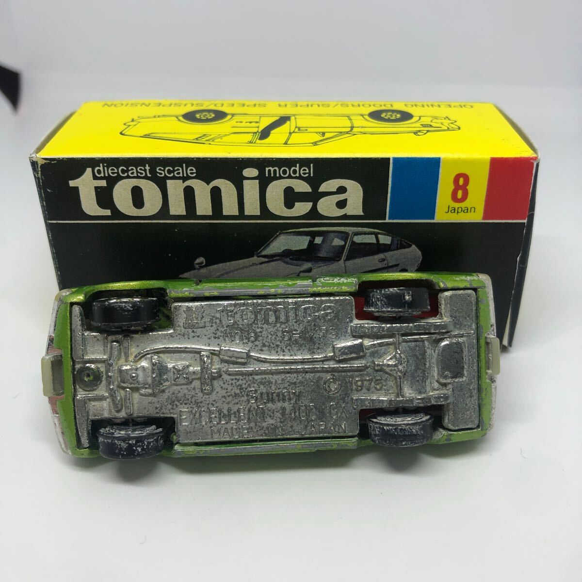 トミカ 日本製 黒箱 8 ニッサン サニー エクセレント 1400GX トミカ 日本製 黒箱 8 ニッサン サニー エクセレント 1400GX