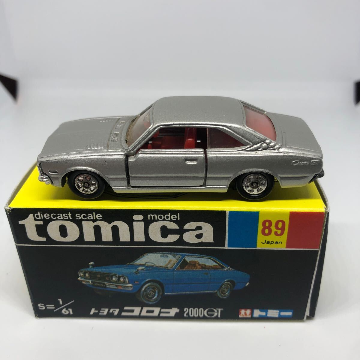 トミカ 日本製 黒箱 89 トヨタ コロナ 2000GT 当時物 絶版 トミカ 日本製 黒箱 89 トヨタ コロナ 2000GT 当時物 絶版