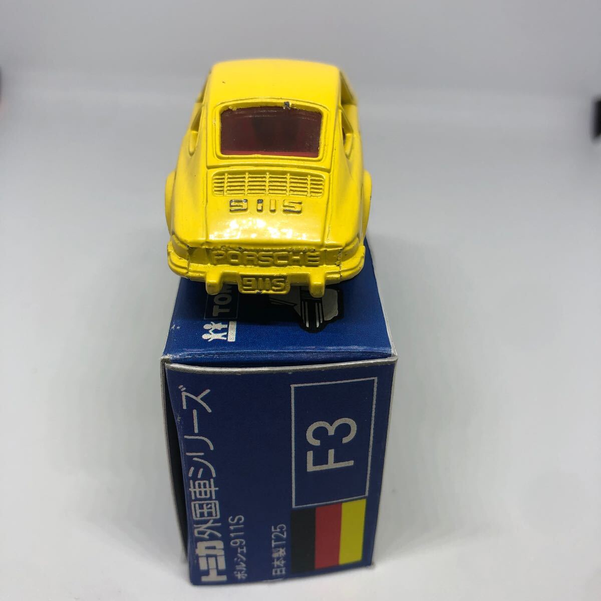 トミカ 日本製 青箱 F3 ポルシェ 911S 当時物 絶版 ②(乗用車 トミカ 日本製 青箱 F3 ポルシェ 911S 当時物 絶版 ②(乗用車