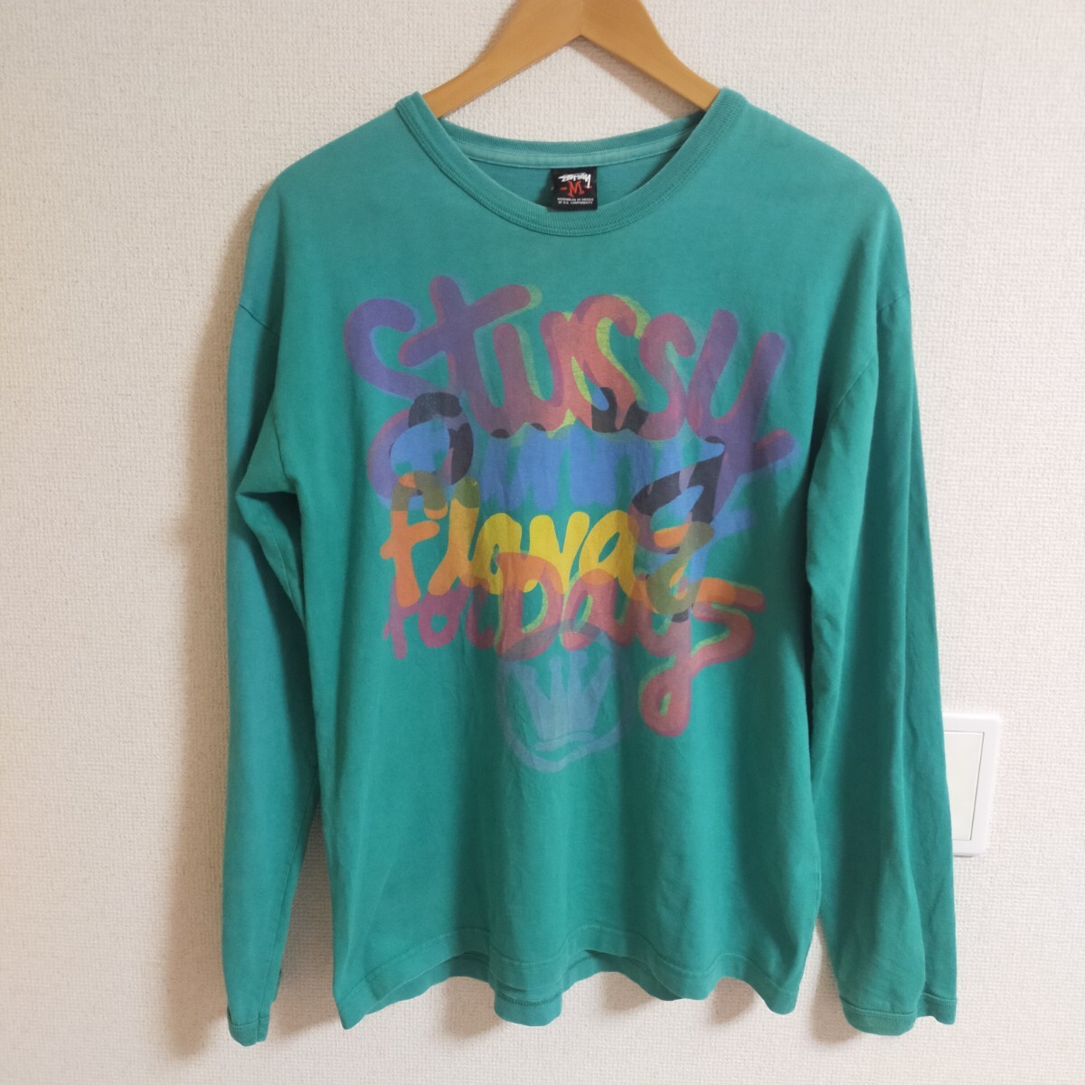 STUSSY ステューシー OLD オールド メキシコ製 ロングTシャツ STUSSY ステューシー OLD オールド メキシコ製 ロングTシャツ