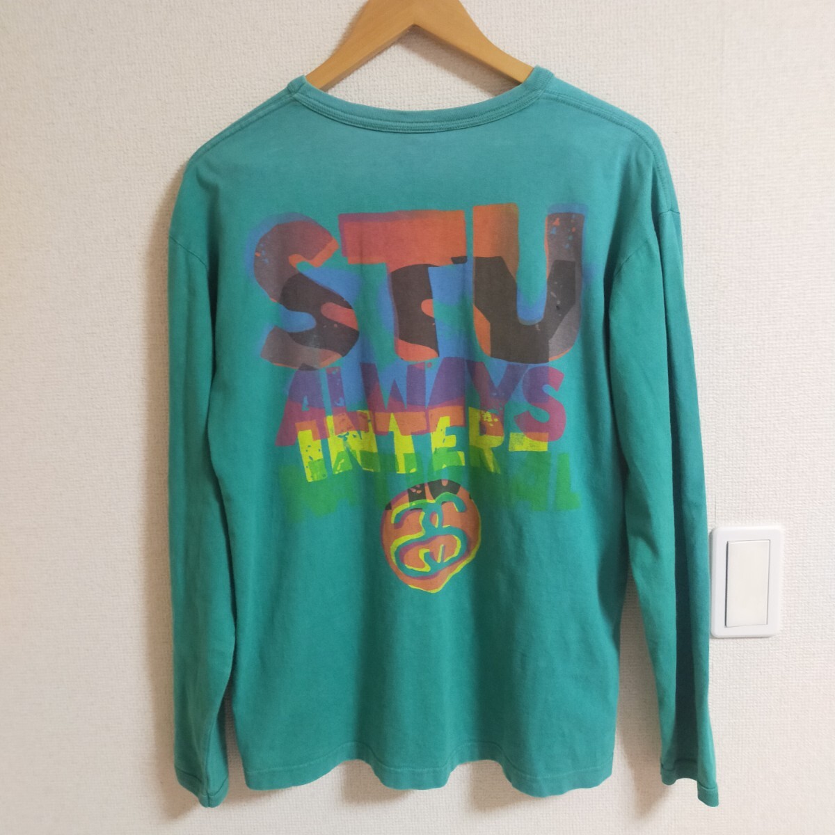 STUSSY ステューシー OLD オールド メキシコ製 ロングTシャツ STUSSY ステューシー OLD オールド メキシコ製 ロングTシャツ