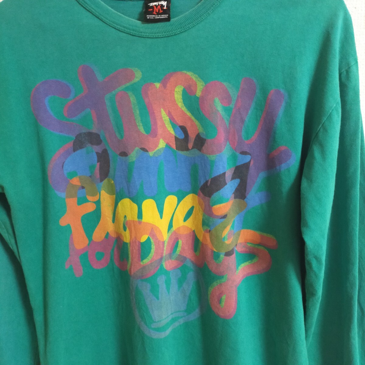 STUSSY ステューシー OLD オールド メキシコ製 ロングTシャツ STUSSY ステューシー OLD オールド メキシコ製 ロングTシャツ