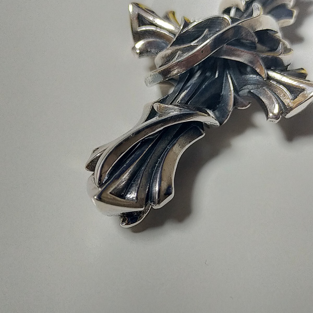 M's collection エムズコレクション ラージクロス ネックレストップ ペンダント XP-060 THORNシリーズ silver925/シルバー925