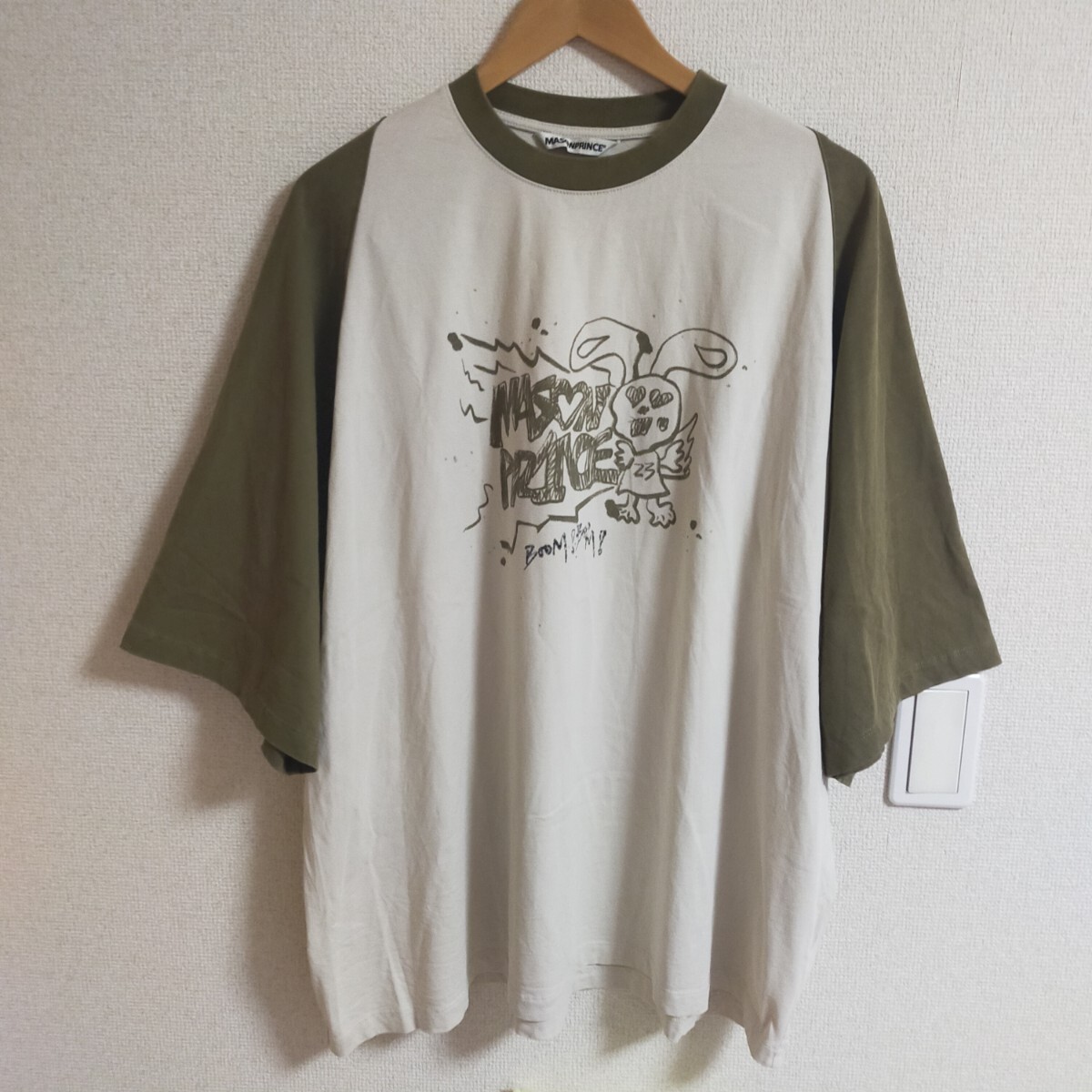 MASONPRINCE メイソンプリンス 手書き風ロゴプリント ラグラン MASONPRINCE メイソンプリンス 手書き風ロゴプリント ラグラン