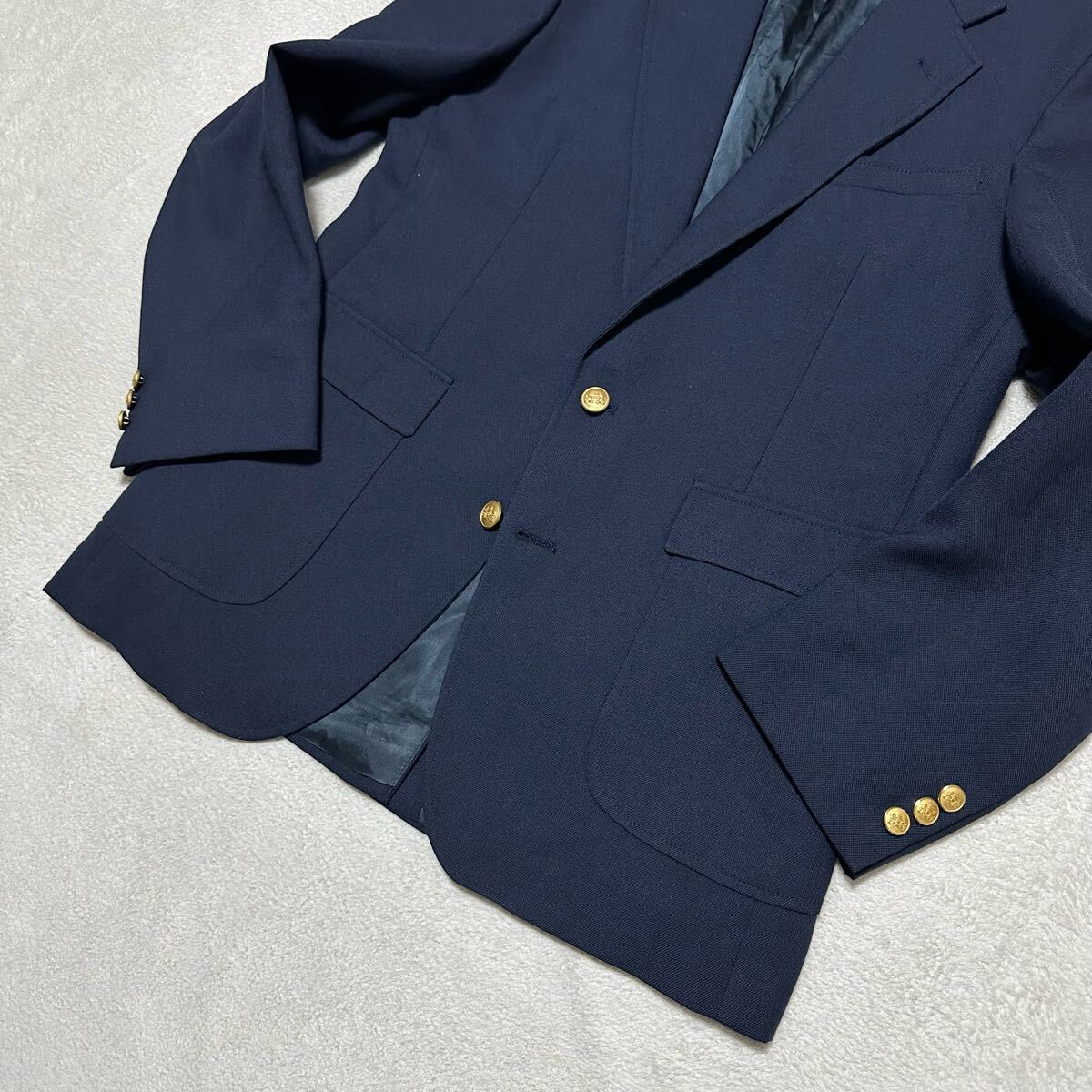 希少XL-XXL!STAFFORD USA製 金ボタン 紺ブレ テーラード 希少XL-XXL!STAFFORD USA製 金ボタン 紺ブレ テーラード