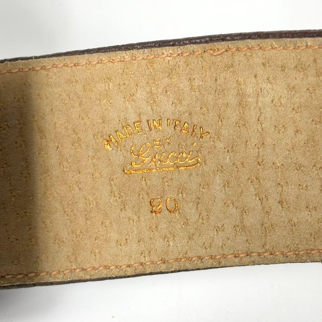 GUCCI グッチ ベルト インターロッキング ゴールド ブラウン GUCCI グッチ ベルト インターロッキング ゴールド ブラウン