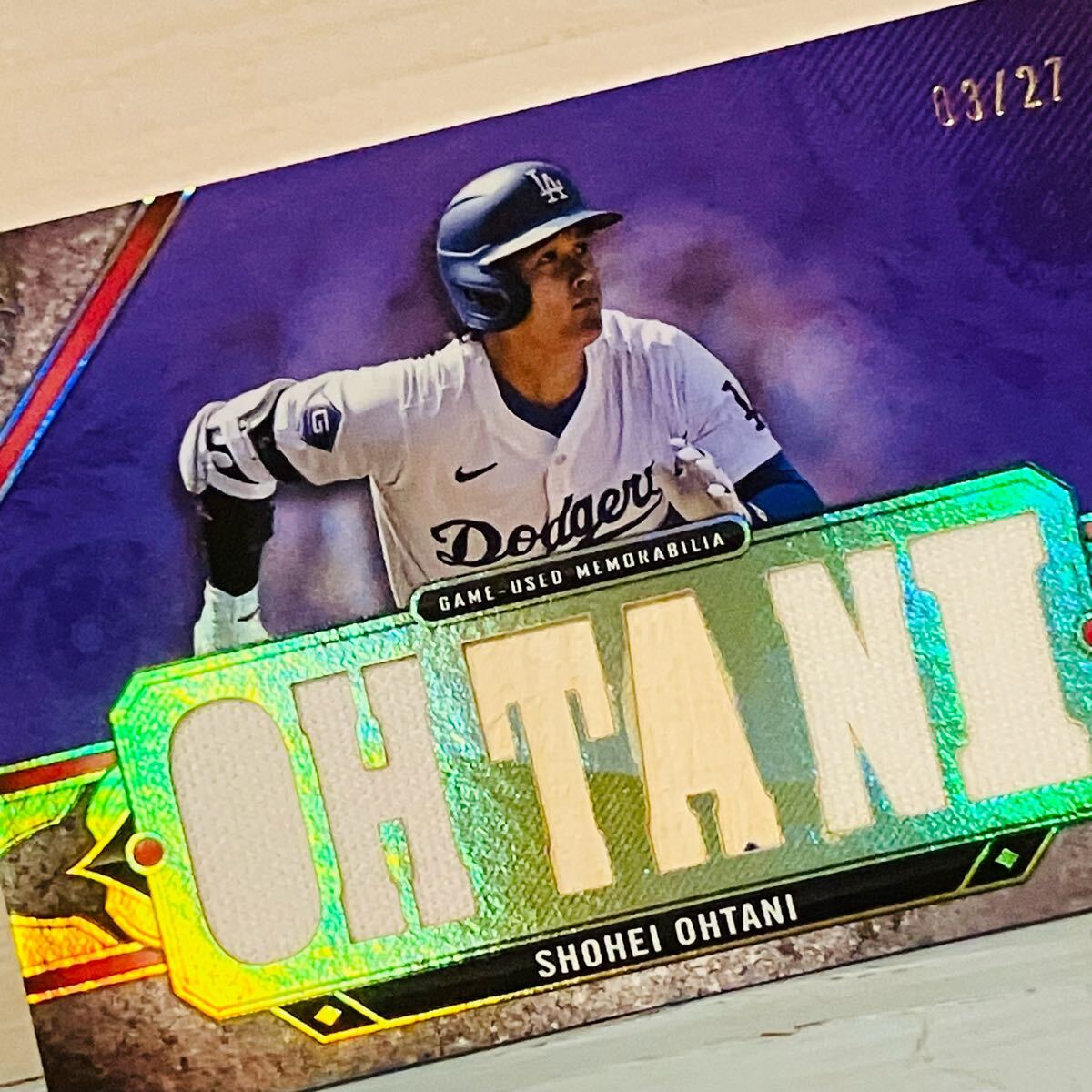 ☆27枚限定☆ 大谷翔平 Topps 実使用 バット ジャージー カード ☆27枚限定☆ 大谷翔平 Topps 実使用 バット ジャージー カード